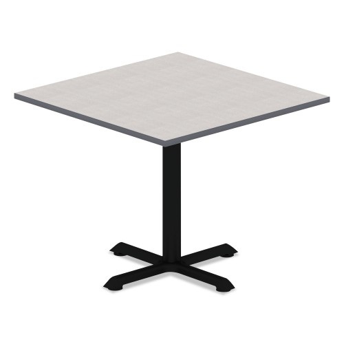 Alera Reversible Laminate Table Top, Square, 35 3/8W X 35 3/8D, White/Gray