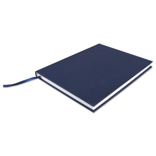 Universal Casebound Hardcover Notebook, Wide/Legal Rule, Dark Blue, 10.25 X 7.68, 150 Sheets