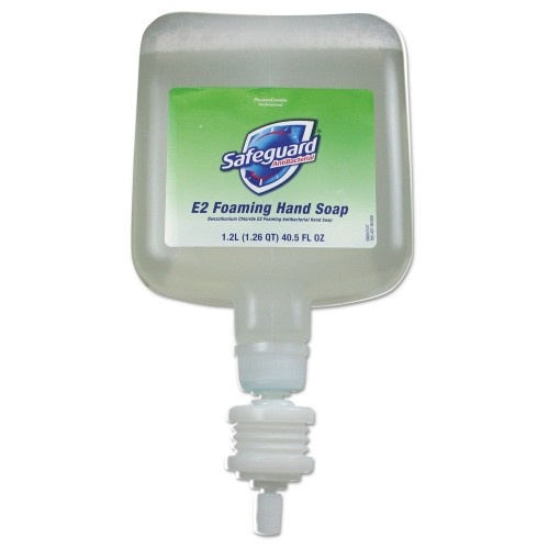 Safeguard Antibacterial Foam Hand Soap, E-2 Formula, 1200 Ml Refill, 4/Carton