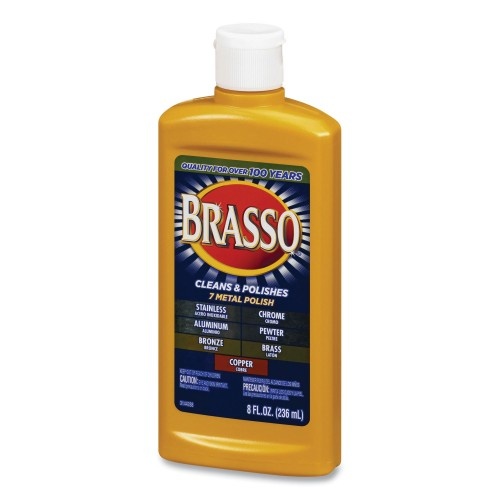 Brasso Metal Surface Polish, 8 Oz Bottle