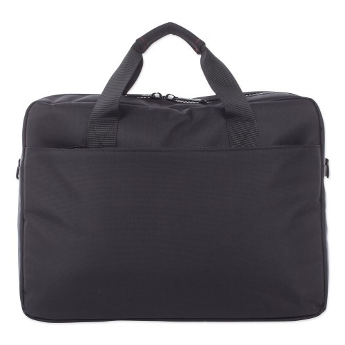 Swiss Mobility Stride Executive Briefcase, Fits Devices Up To 15.6", Polyester, 4 X 4 X 11.5, Black