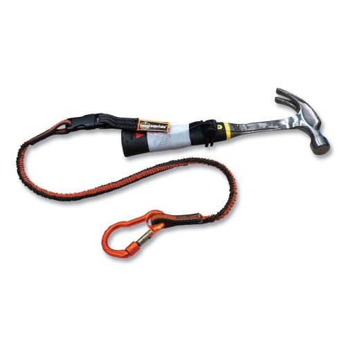 Ergodyne Squids 3181 Tool Tethering Kit, 5 Lb Max Working Capacity, 38" To 48" Long, Orange/Gray And Black, Ships In 1-3 Business Days