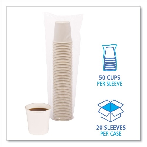 Solo Polycoated Hot Paper Cups 4 oz White