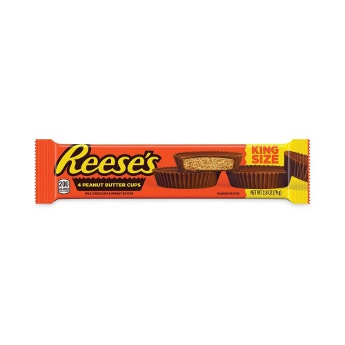 Reese's King Size Peanut Butter Cups, 2.8 Oz Bar, 24 Bars/Carton, Ships In 1-3 Business Days