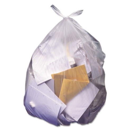 Heritage High-Density Waste Can Liners, 45 Gal, 14 Microns, 40" X 48", Natural, 250/Carton