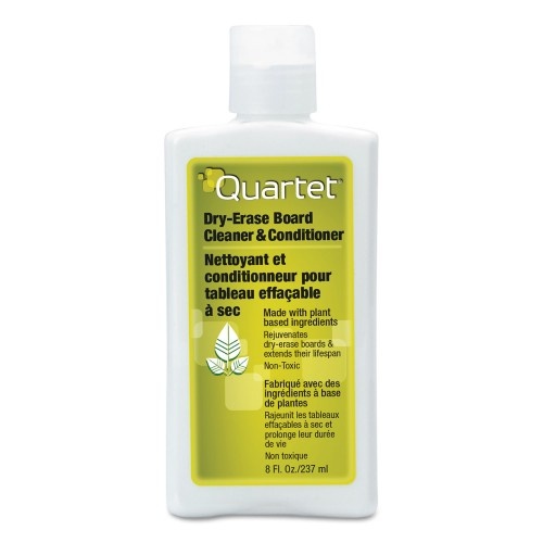 Quartet Whiteboard Conditioner/Cleaner For Dry Erase Boards, 8 Oz Bottle