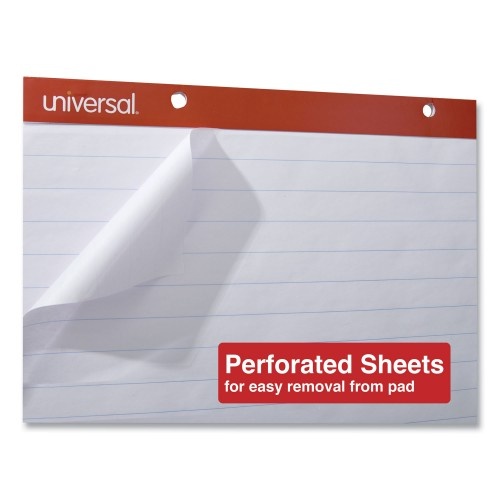 Universal Easel Pads/Flip Charts, Presentation Format (1" Rule), 27 X 34, White, 50 Sheets, 2/Carton