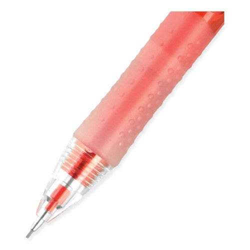 Uni-Ball Chroma Mechanical Pencil, 0.7 Mm, Hb (#2), Black Lead, Red Barrel, Dozen