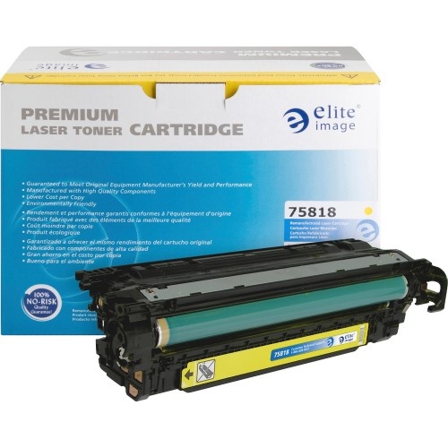 Elite Image Remanufactured Laser Toner Cartridge - Alternative For Hp 507A - Yellow - 1 Each