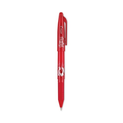 Pilot Frixion Ball Erasable Gel Pen, Stick, Fine 0.7 Mm, Red Ink, Red Barrel