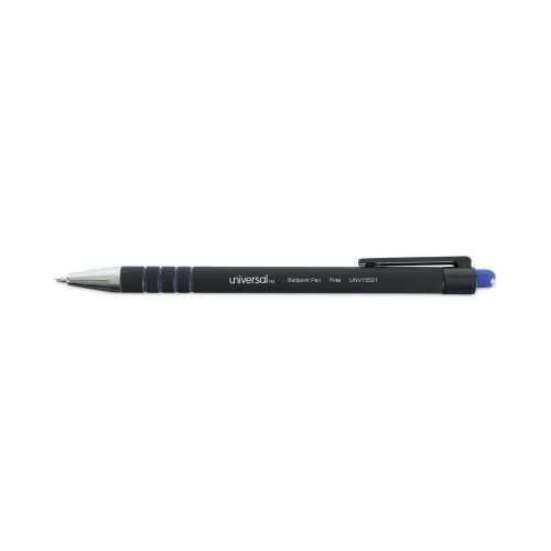 Universal Ballpoint Pen, Retractable, Fine 0.7 Mm, Blue Ink, Blue Barrel, Dozen