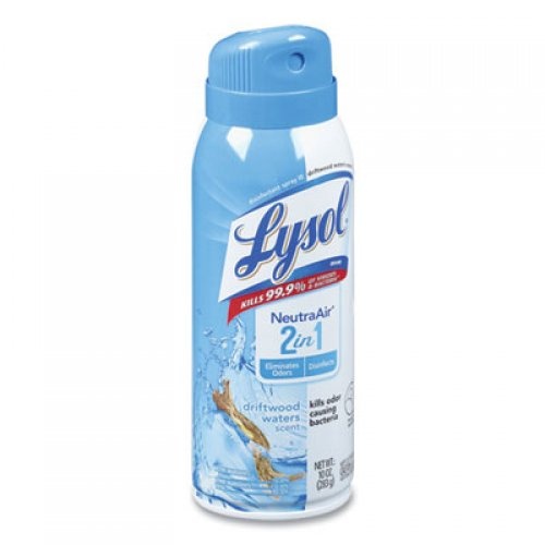 Lysol Neutra Air 2 In 1 Disinfectant Spray Iii, Driftwood, 10 Oz Aerosol Spray, 6/Carton