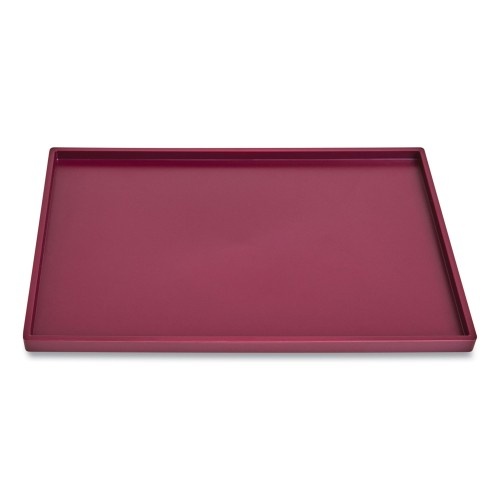 Tru Red Slim Stackable Plastic Tray, 6.85 X 9.88 X 0.47, Purple