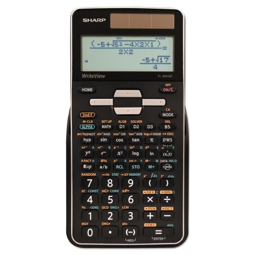 Sharp El-W516tbsl Scientific Calculator, 16-Digit Lcd