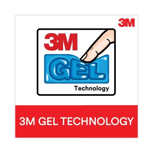 3M Gel Antimicrobial Wrist Rest, Black