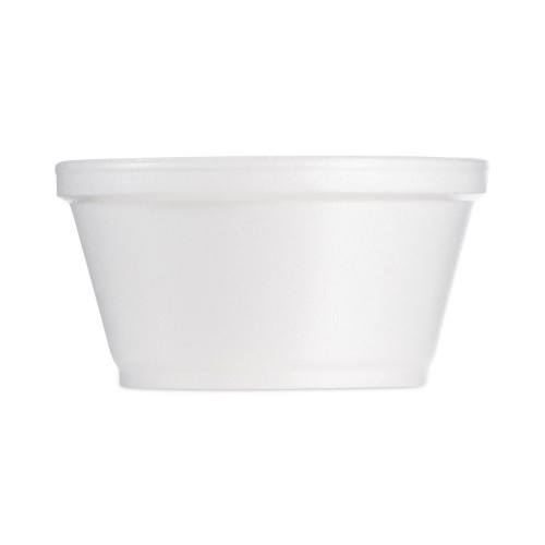 Dart Solo Extra Squat Container, White, 8 oz - 1000 count