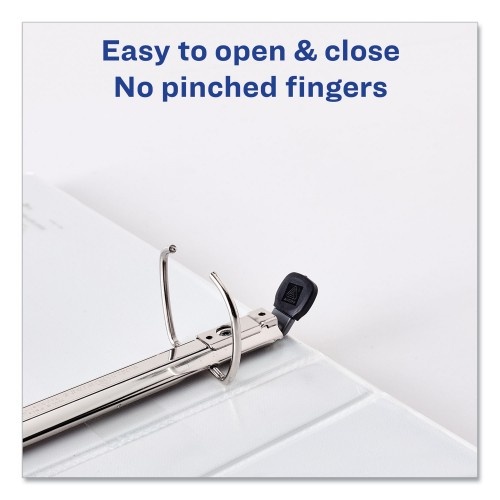 Avery Framed View Heavy-Duty Binders, 3 Rings, 1" Capacity, 11 X 8.5, White