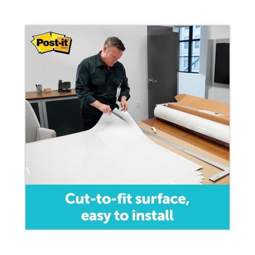 Post-It Dry Erase Surface, 50 Ft X 4 Ft, White
