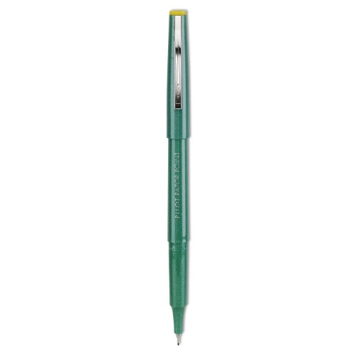 Pilot Razor Point Fine Line Porous Point Pen, Stick, Extra-Fine 0.3 Mm, Green Ink, Green Barrel, Dozen