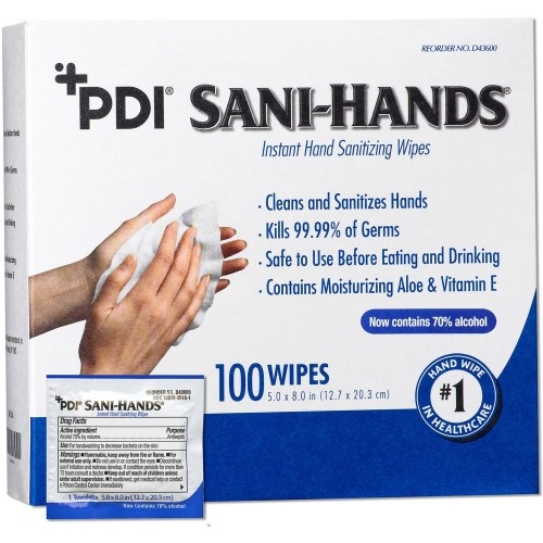 Pdi Sani-Hands Instant Hand Sanitizing Wipes