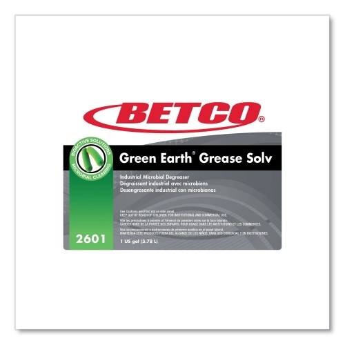Betco Bioactive Solutions Grease Solv, Orange Scent, 1 Gal Bottle, 4/Carton
