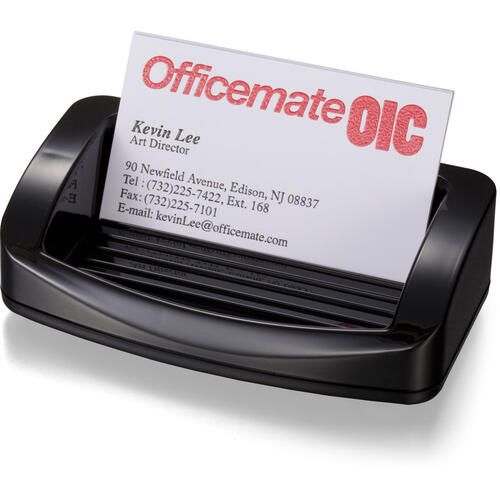 Officemate 2200 Series Business Card/Clip Holder