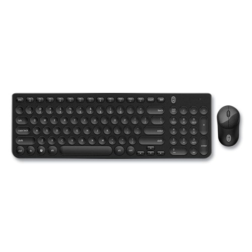 Otm Essentials Pro Wireless Keyboard & Optical Mouse Combo, 2.4 Ghz Frequency, Black