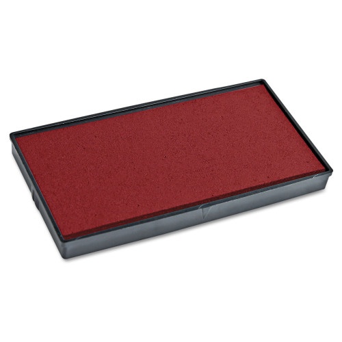 Replacement Ink Pad For 2000Plus 1Si10p, 1" X 0.25", Red