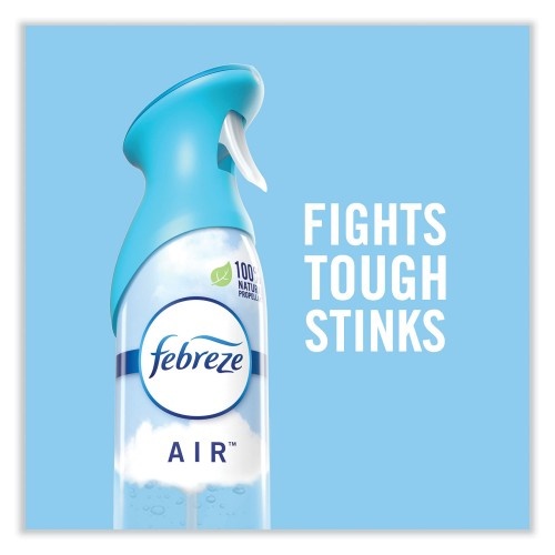 Febreze Air, Heavy Duty Crisp Clean, 8.8 Oz Aerosol Spray, 6/Carton