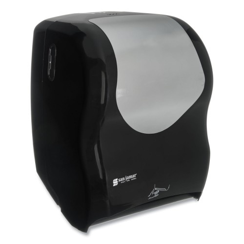 San Jamar Smart System With Iq Sensor Towel Dispenser, 16 1/2 X 9 3/4 X 12, Black/Silver