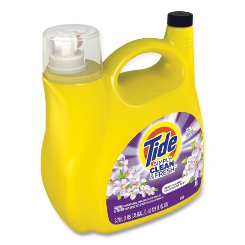 Tide Simply Clean And Fresh Laundry Detergent, Berry Blossom, 89 Loads, 128 Oz Pump Bottle