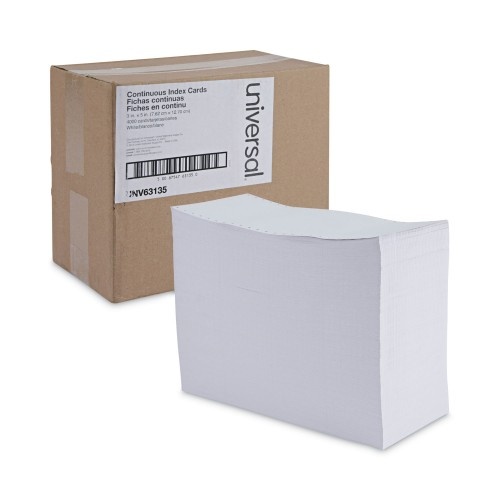 Universal Scratch Pads Unruled 3 x 5 White 100 Sheets 12/Pack