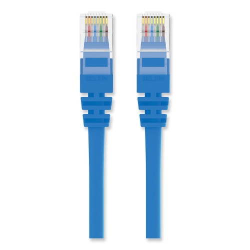 Belkin Cat5e Snagless Patch Cable, 3 Ft, Blue