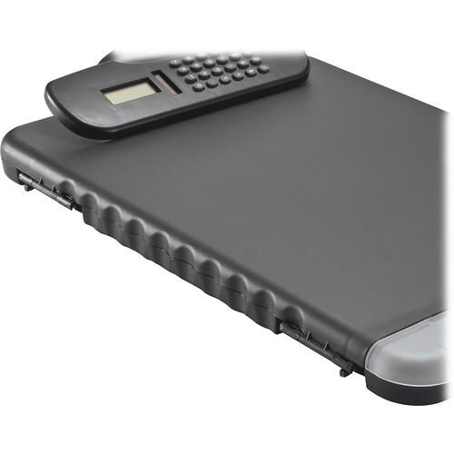 Officemate Slim Clipboard Storage Box With Calculator