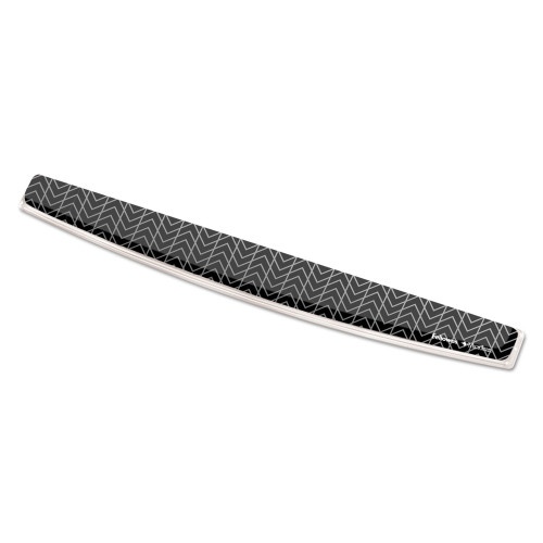 Fellowes Photo Gel Keyboard Wrist Rest With Microban Protection, 18.5 X 2.31, Chevron Design