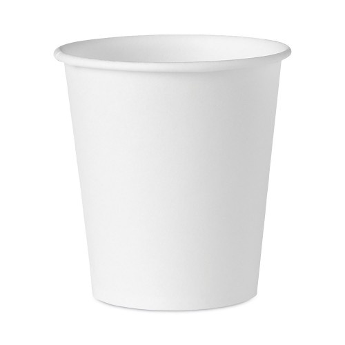 Solo White Paper Water Cups, 3 Oz, 100/Pack