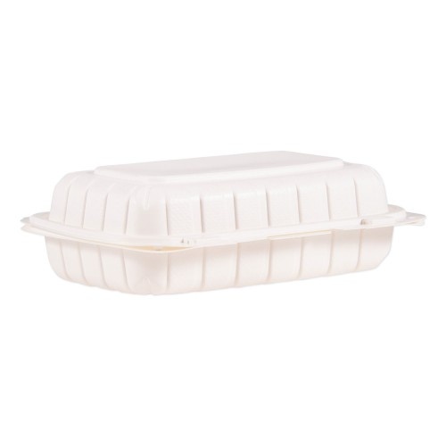 Dart Proplanet Hinged Lid Containers, Hoagie Container, 6.5 X 9 X 2.8, White, Plastic, 200/Carton