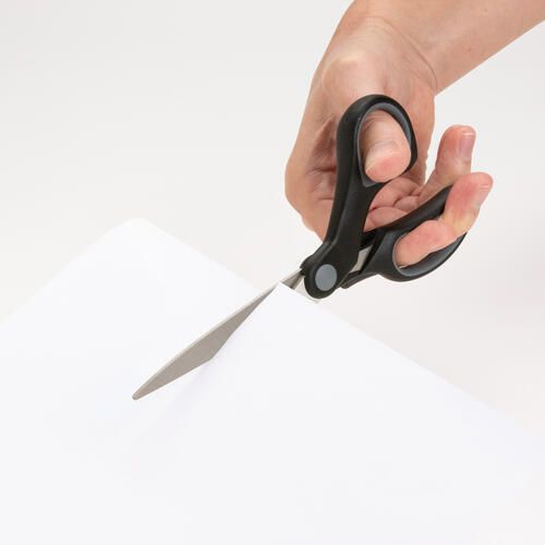 Sparco Straight Scissors W/Rubber Grip Handle