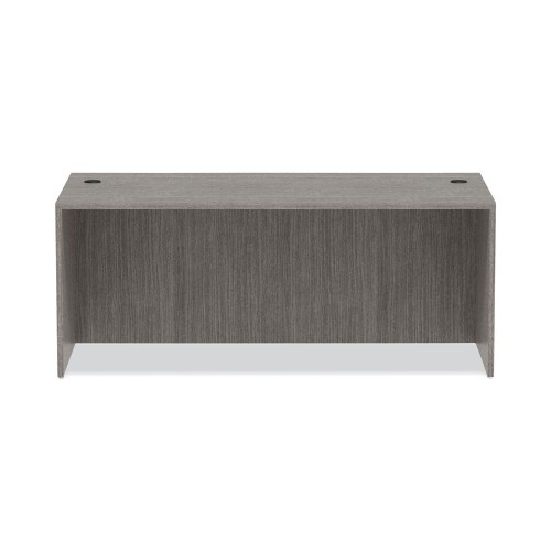 Alera Valencia Series Straight Front Desk Shell, 71" X 35.5" X 29.63", Gray