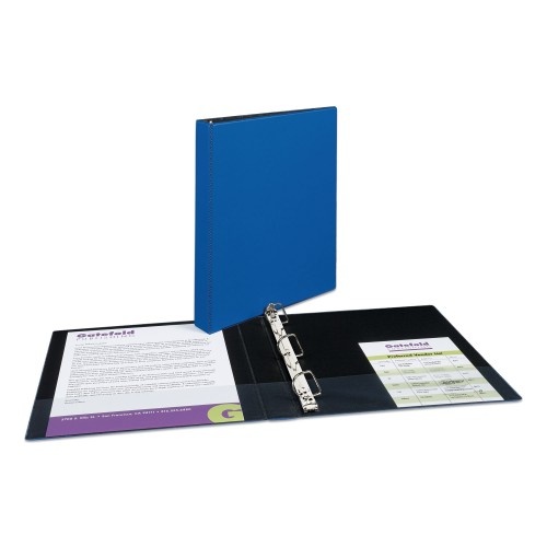 Avery Durable Non-View Binder With Durahinge And Slant Rings, 3 Rings, 1" Capacity, 11 X 8.5, Blue