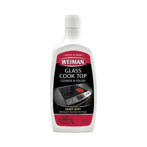 Weiman Glass Cook Top Cleaner And Polish, 20 Oz, Squeeze Bottle, 6/Ct