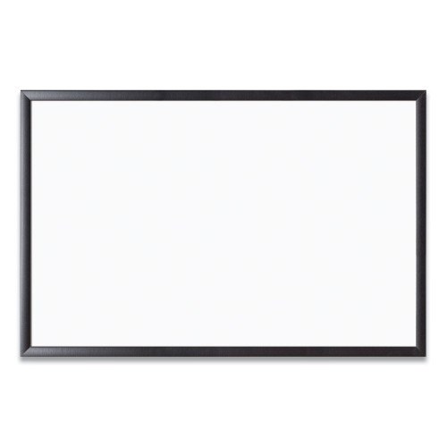 U Brands Magnetic Dry Erase Board With Mdf Frame, 35 X 23, White Surface, Black Frame