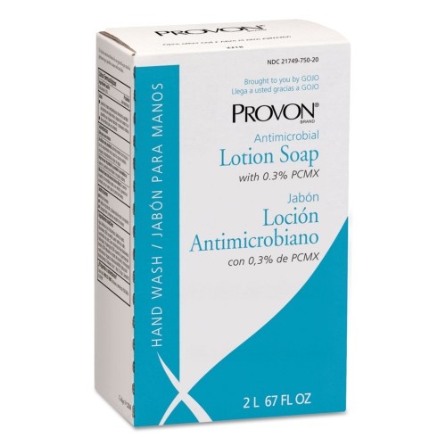 Provon Antimicrobial Lotion Soap With Chloroxylenol, Nxt 2 L Refill, 4/Carton