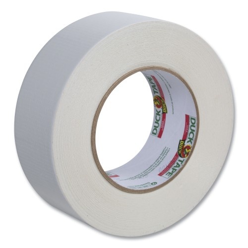 Duck Max Duct Tape, 3" Core, 1.88" X 35 Yds, White