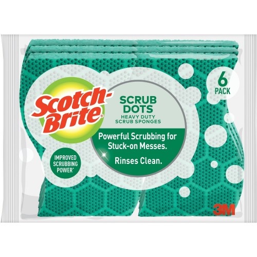 Scotch-Brite Scrub Dots Heavy-Duty Scrub Sponge