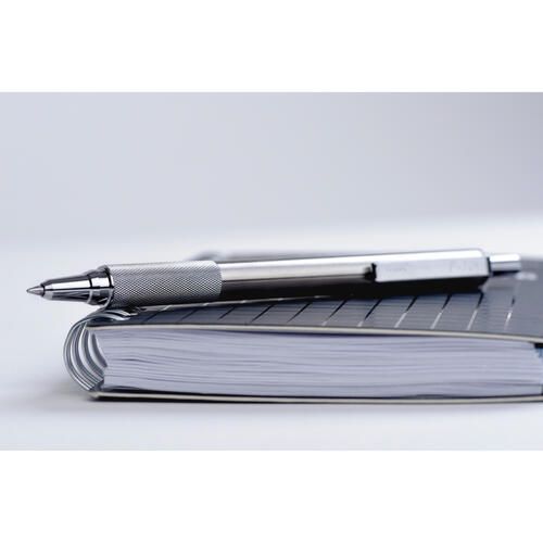 Zebra Pen Steel 7 Series F-701 Retractable Ballpoint Pen