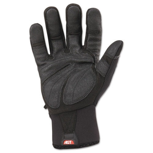 Ironclad Ranchworx Large Leather Gloves, Black/Tan