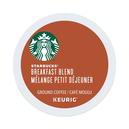 Starbucks Breakfast Blend Coffee K-Cups, 96/Carton