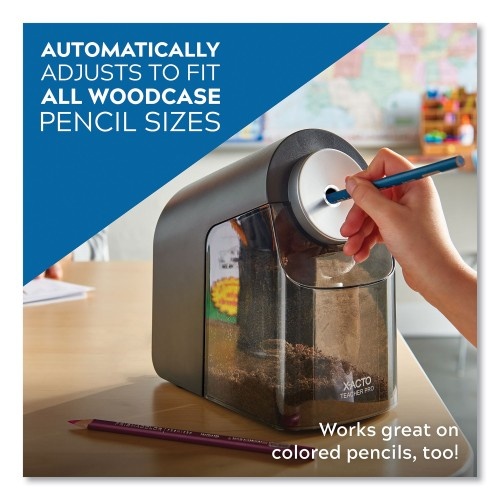 Model 1670 School Pro Classroom Electric Pencil Sharpener, AC