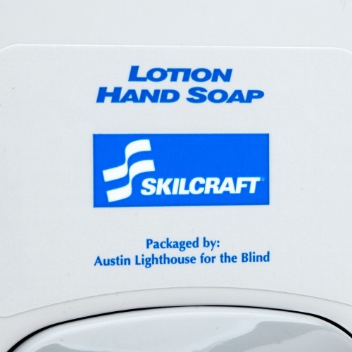 Abilityone 451001 Skilcraft Gojo Lotion Soap Wall-Dispenser, 1000 Ml, 5" X 4" X 10", Gray
